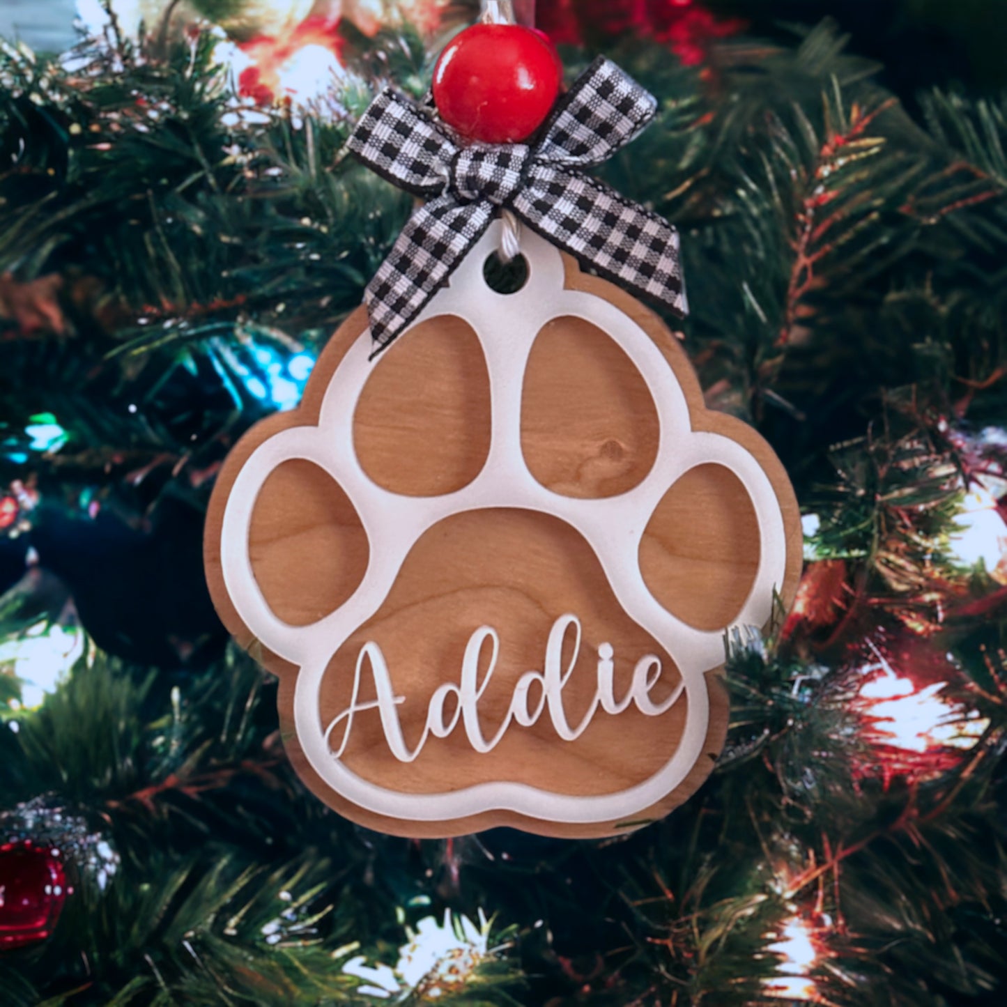 Personalized Dog Name Ornament