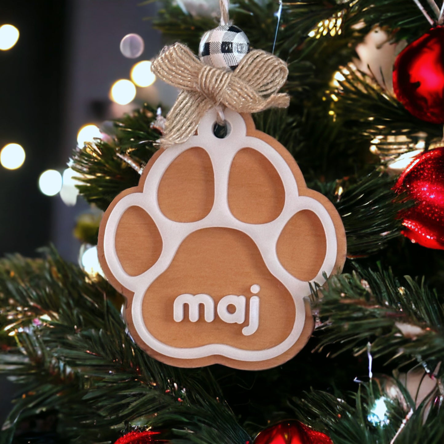 Personalized Dog Name Ornament