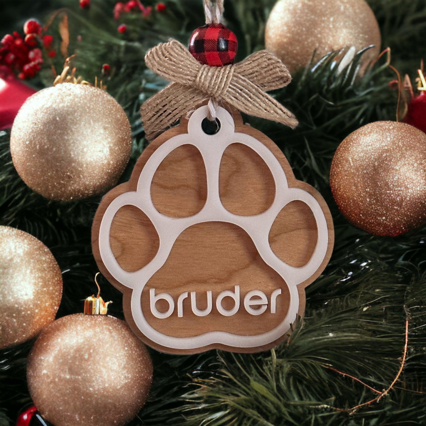 Personalized Dog Name Ornament
