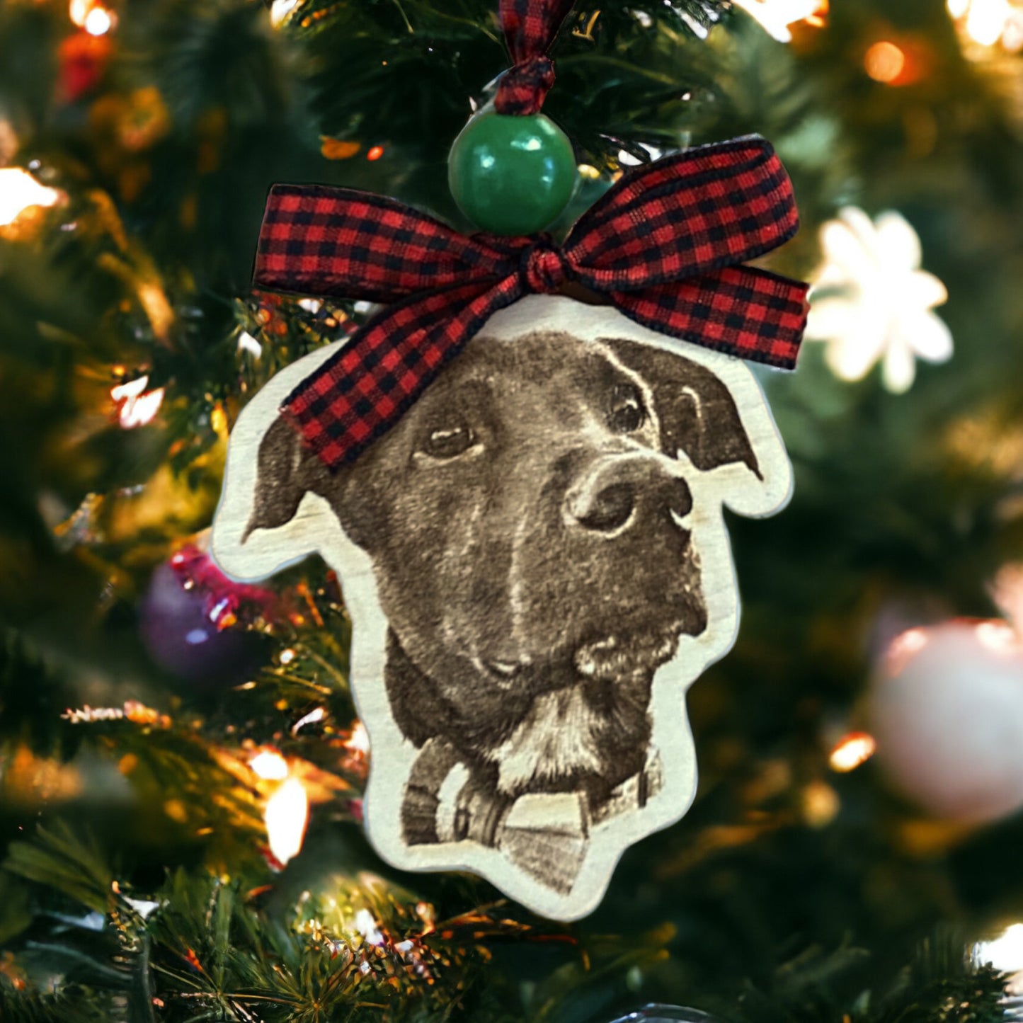 Personalized Pet Portrait Ornament