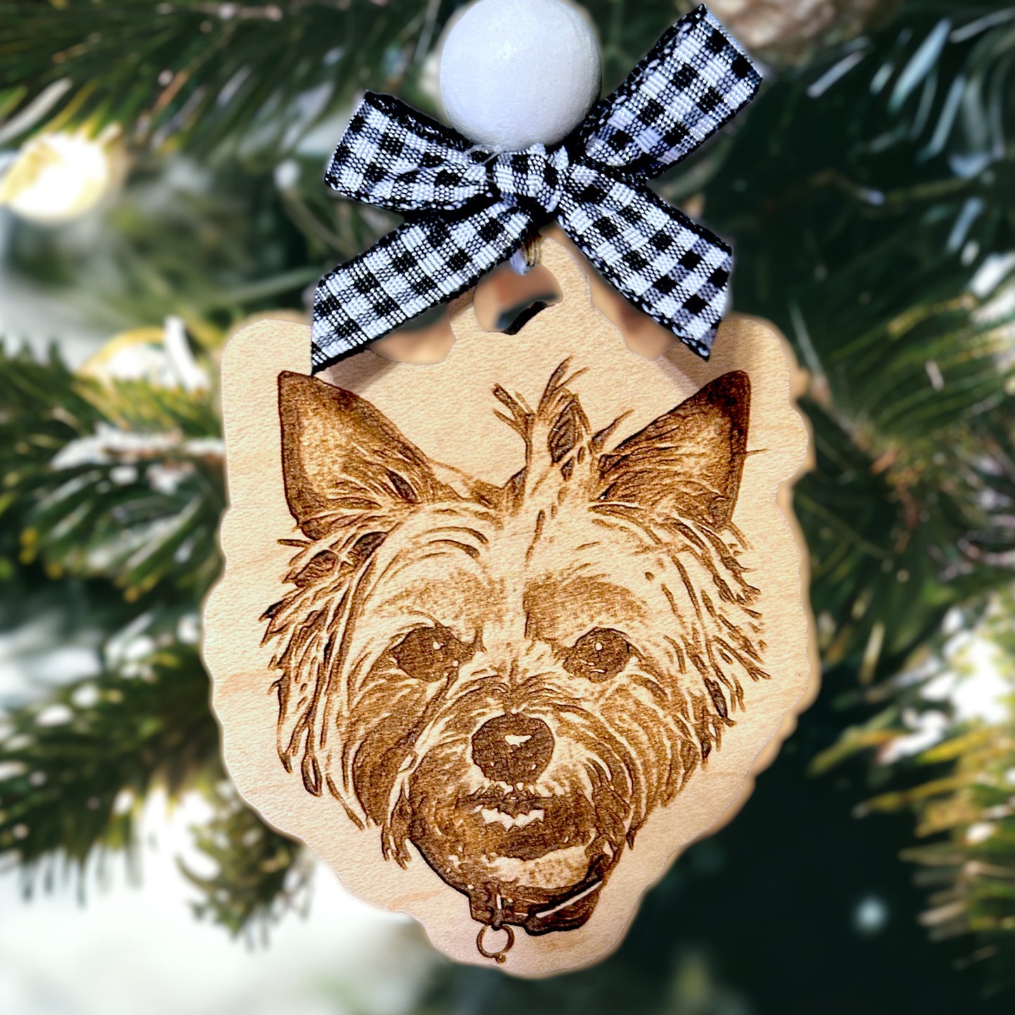 Personalized Pet Portrait Ornament